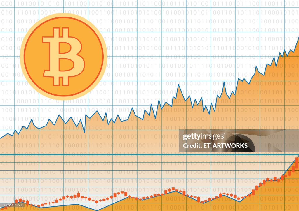 Bitcoin Graph Examples Website Bitcoin Symbol And Graph High-Res Vector Graphic - Getty Images