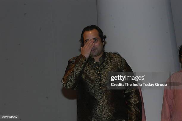 Rahat Fateh Ali Khan, Singer performing in New Delhi, India