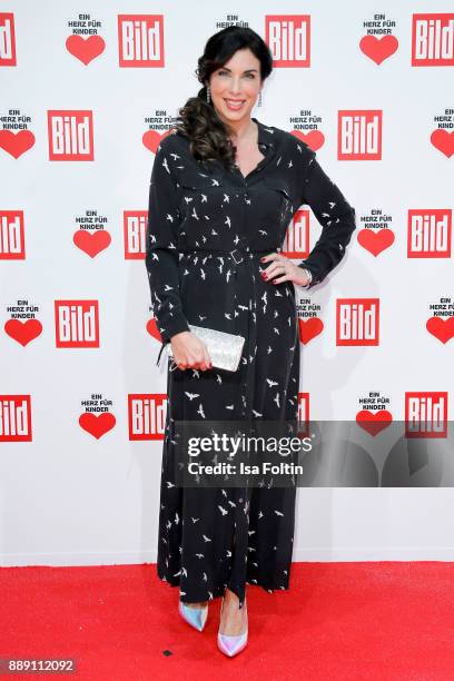 German presenter Alexandra Polzin attends the 'Ein Herz fuer Kinder Gala' at Studio Berlin Adlershof on December 9, 2017 in Berlin, Germany.