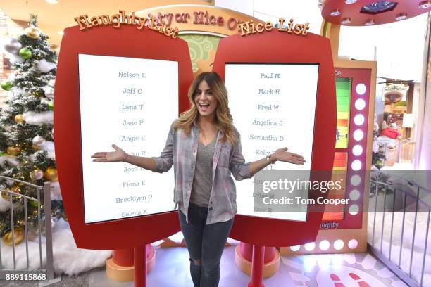 Designer and home renovation star Alison Victoria visits HGTV Santa HQ At FlatIron Crossing on December 9, 2017 in Broomfield, Colorado.