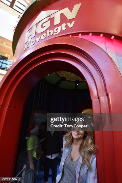 Designer and home renovation star Alison Victoria visits HGTV Santa HQ At FlatIron Crossing on December 9, 2017 in Broomfield, Colorado.