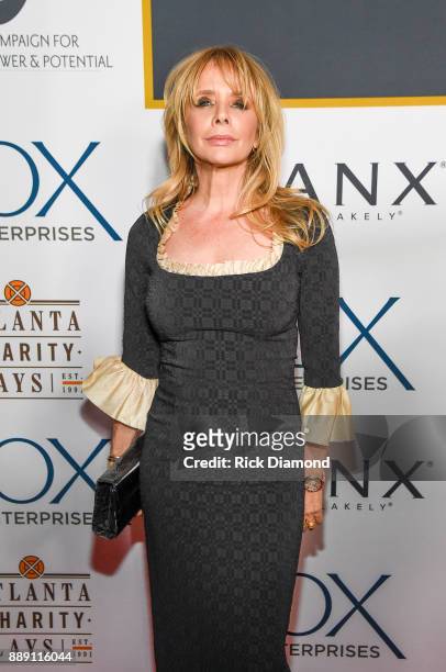 Actor Rosanna Arquette attends GCAPP "Eight Decades of Jane" in celebration of Jane Fonda's 80th birthday at The Whitley on December 9, 2017 in...