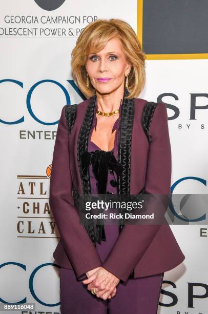 Academy-Award Winning Actress Jane Fonda attends GCAPP "Eight Decades of Jane" in Celebration of Jane Fonda's 80th Birthday at The Whitley on...