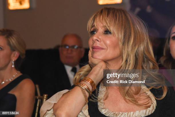 Actress Rosanna Arquette attends GCAPP "Eight Decades of Jane" in celebration of Jane Fonda's 80th birthday at The Whitley on December 9, 2017 in...