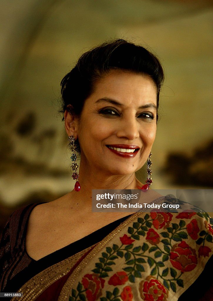 Shabana Azmi, social activist and actress in Mumbai, Maharashtra, India