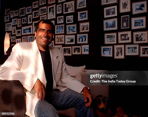 Shailendra Singh, Joint Managing Director, Percept Holdings poses during interview at office, in Mumbai, india. Potrait, Sitting