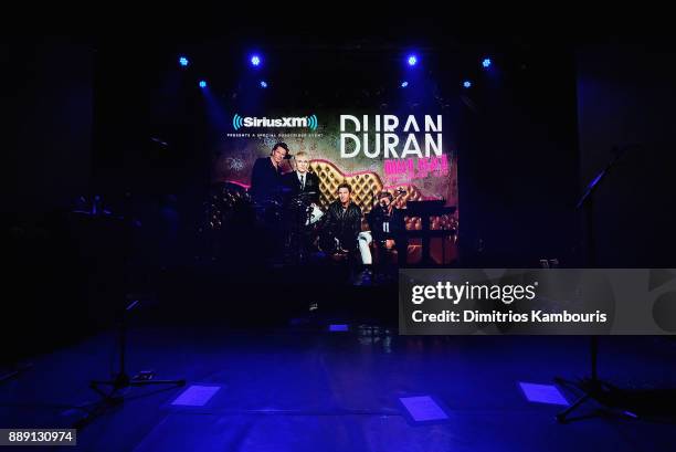 General view of the venue at the Duran Duran live performance for SiriusXM at the Faena Theater in Miami Beach during Art Basel on December 9, 2017...