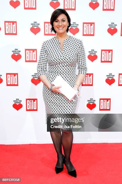 German Presenter Sandra Maischberger attends the 'Ein Herz fuer Kinder Gala' at Studio Berlin Adlershof on December 9, 2017 in Berlin, Germany.