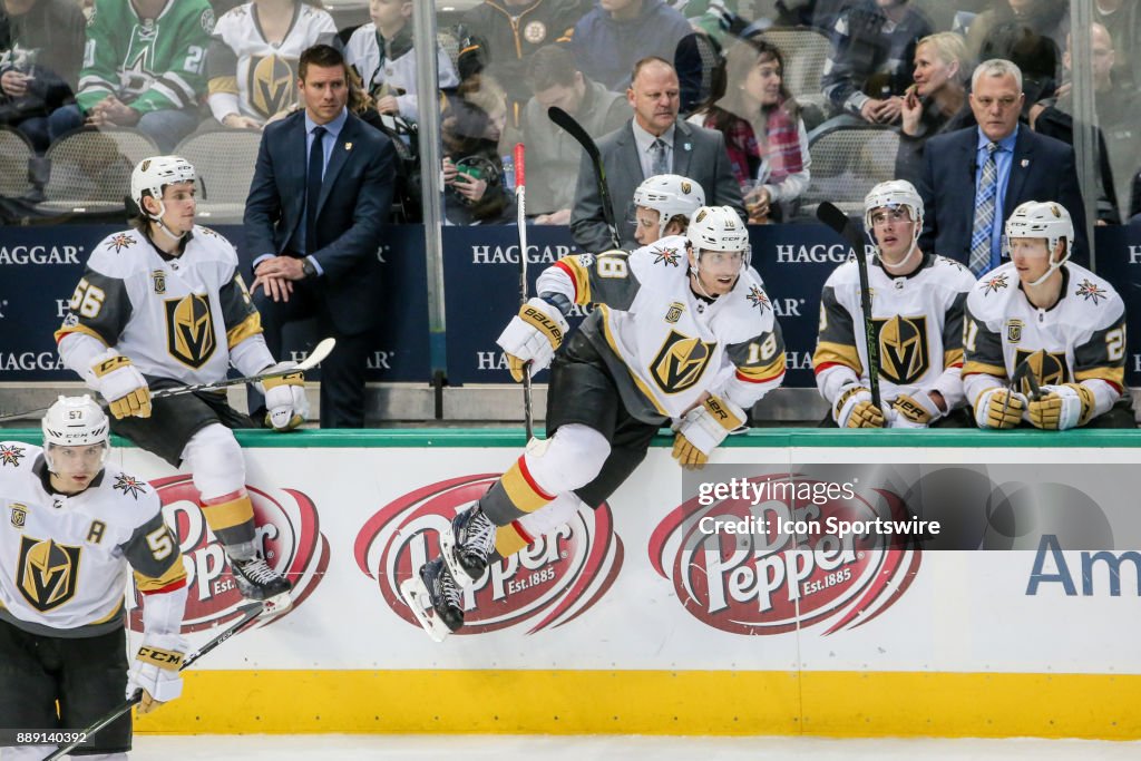 NHL: DEC 09 Golden Knights at Stars