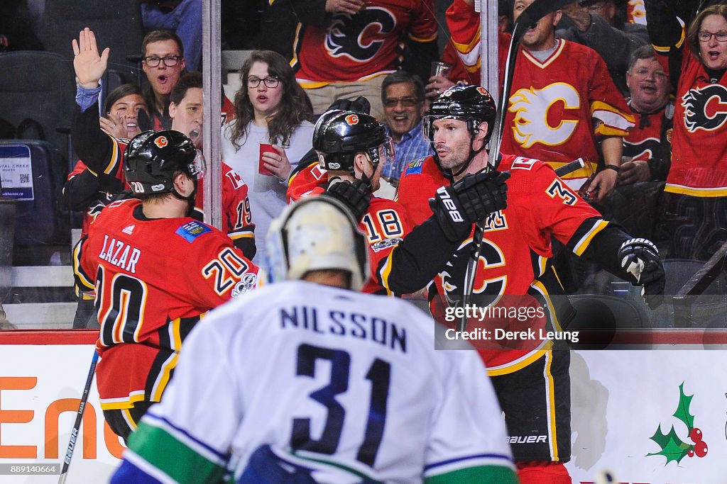 Vancouver Canucks v Calgary Flames