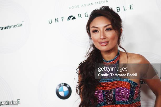 Jeannie Mai attends the 16th Annual Unforgettable Gala at The Beverly Hilton Hotel on December 9, 2017 in Beverly Hills, California.