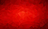 low poly background red color