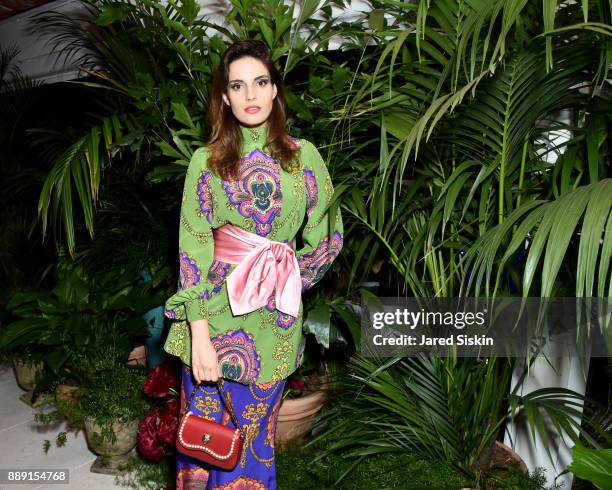 Ana Kras attends the Gucci X Artsy dinner at Faena Hotel on December 6, 2017 in Miami Beach, Florida.