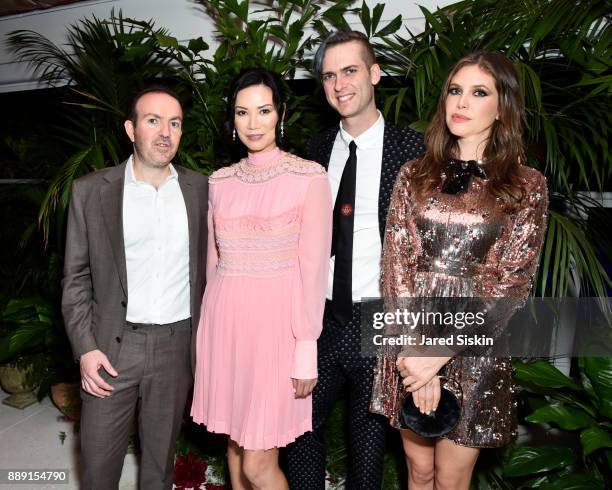 President and COO of Artsy Sebastian Cwilich, Actress Wendi Deng Murdoch, Founder at Artsy Carter Cleveland and Businesswoman Dasha Zhukova attend...