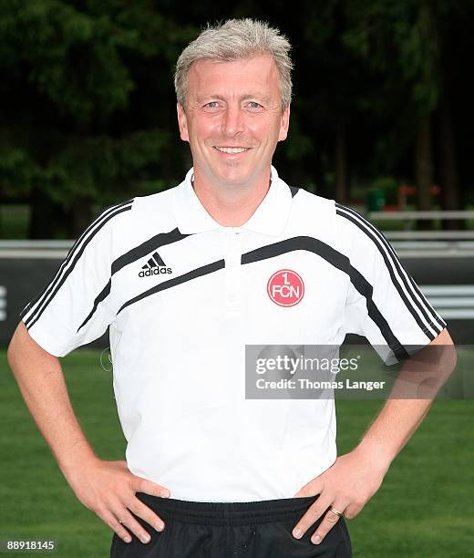 Armin Reutershahn poses during the 1. FC Nuernberg team presentation on July 8, 2009 in Nuremberg, Germany.