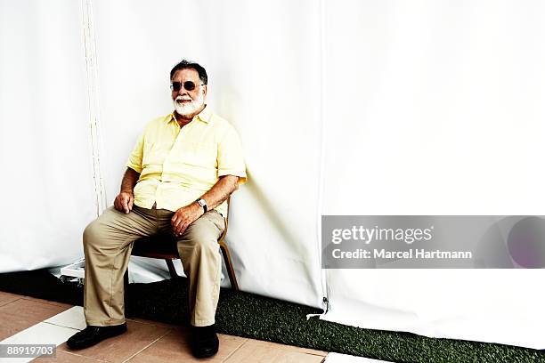 Director Francis Ford Coppola poses at a portrait session in Cannes during the 62nd Annual Cannes Film Festival on May 13, 2009.