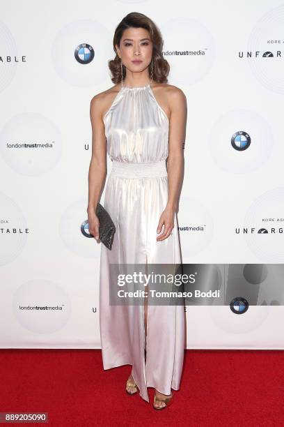 Grace Park attends the 16th Annual Unforgettable Gala at The Beverly Hilton Hotel on December 9, 2017 in Beverly Hills, California.