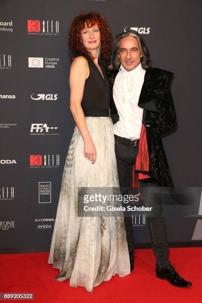 Anke Thot, Leendert van Nimwegen during the 30th European Film Awards 2017 at 'Haus der Berliner Festspiele' on December 9, 2017 in Berlin, Germany.
