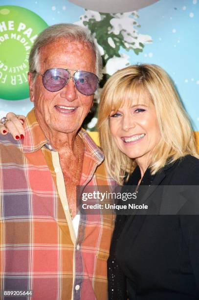 Debby Boone with father, Pat Boone attend The Paley Center Presents A Holiday Celebration With Debby Boone: You Light Up My Life 40th Anniversary...