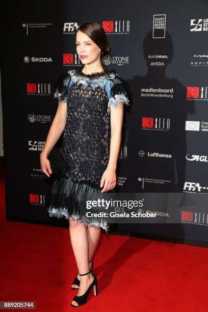 Paula Beer during the 30th European Film Awards 2017 at 'Haus der Berliner Festspiele' on December 9, 2017 in Berlin, Germany.