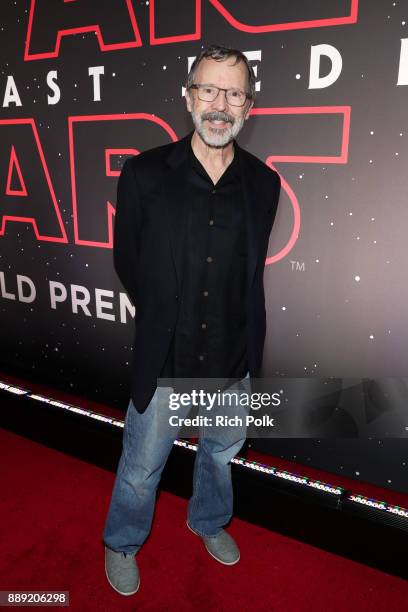 President of Pixar Edwin Catmull at the world premiere of Lucasfilm's Star Wars: The Last Jedi at The Shrine Auditorium on December 9, 2017 in Los...