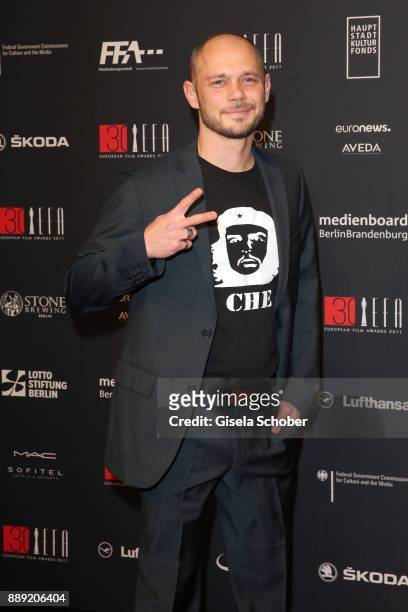 Antonio Wannek during the 30th European Film Awards 2017 at 'Haus der Berliner Festspiele' on December 9, 2017 in Berlin, Germany. -