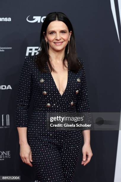 Juliette Binoche during the 30th European Film Awards 2017 at 'Haus der Berliner Festspiele' on December 9, 2017 in Berlin, Germany.