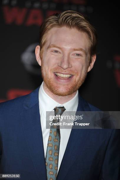 Actor Domhall Gleeson attends the premiere of Disney Pictures and Lucasfilm's "Star Wars: The Last Jedi" held at The Shrine Auditorium on December 9,...