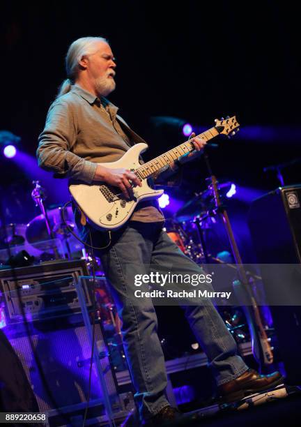 Jimmy Herring performs onstage during John McLaughlin & Jimmy Herring's final concert of "The Meeting of the Spirits" farewell U.S. Tour at Royce...