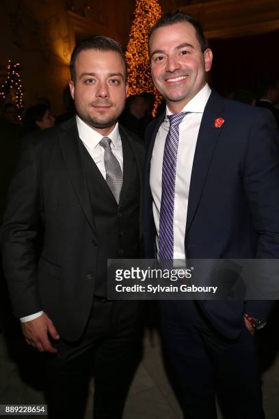 Tristan Pendyck and Hugo Ramirez attend The Institute of Classical Architecture & Art Celebrates the Sixth Annual Stanford White Awards at...
