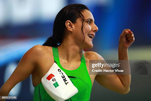 Vianney Trejo of Mexico celebrates in Mid 4x50 m Freestyle Relay 20 PTS during day 7 of the Para Swimming World Championship Mexico City 2017 at...