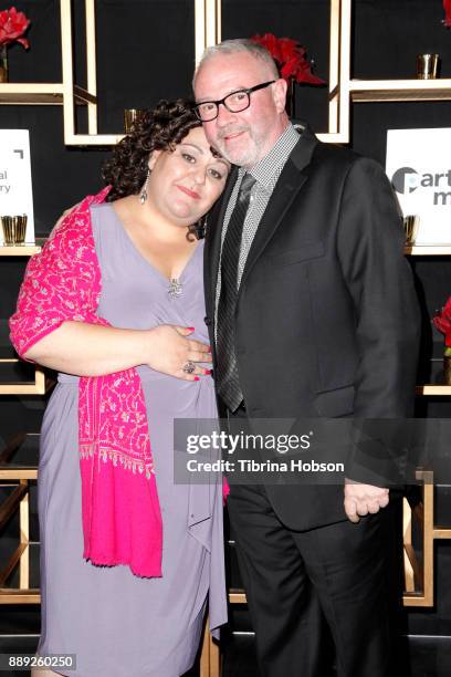 Marjan Safinia and Simon Kilmurry at the 33rd Annual IDA Documentary Awards at Paramount Theatre on December 9, 2017 in Los Angeles, California.