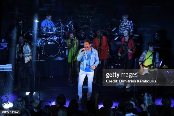 Duran Duran performs live for SiriusXM at The Faena Theater in Miami Beach during Art Basel on December 9, 2017 in Miami Beach, Florida.