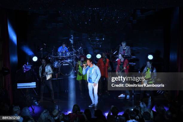 Duran Duran performs live for SiriusXM at The Faena Theater in Miami Beach during Art Basel on December 9, 2017 in Miami Beach, Florida.