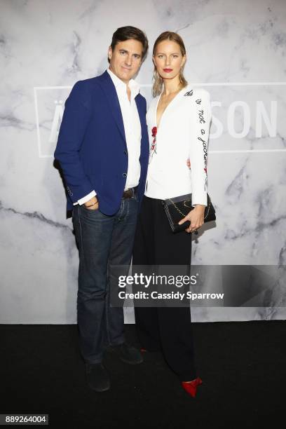 Archie Drury and Karolina Kurkova attend ART MAISON celebrates Daniel Arsham Fellowship with National YoungArts Foundation presented by SHOP.COM, DNA...