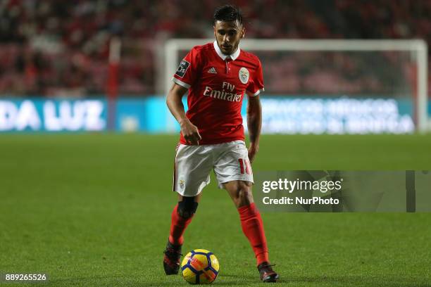 Benficas forward Toto Salvio from Argentina during the Premier League 2017/18 match between SL Benfica v GD Estoril Praia, at Luz Stadium in Lisbon...