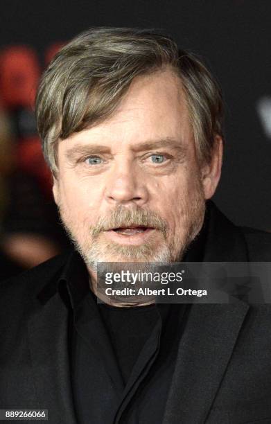 Actor Mark Hamill arrives for the Premiere Of Disney Pictures And Lucasfilm's "Star Wars: The Last Jedi" held at The Shrine Auditorium on December 9,...