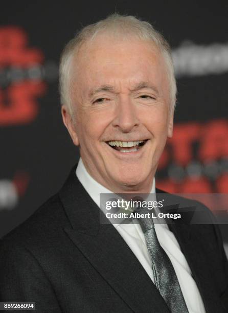Actor Anthony Daniels arrives for the Premiere Of Disney Pictures And Lucasfilm's "Star Wars: The Last Jedi" held at The Shrine Auditorium on...