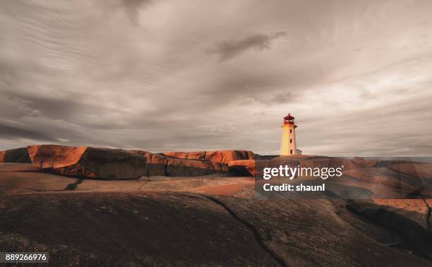 cloud typologies - peggys cove stock pictures, royalty-free photos & images