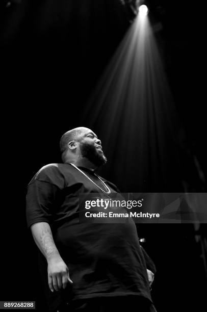 Killer Mike of Run the Jewels performs onstage during KROQ Almost Acoustic Christmas 2017 at The Forum on December 9, 2017 in Inglewood, California.