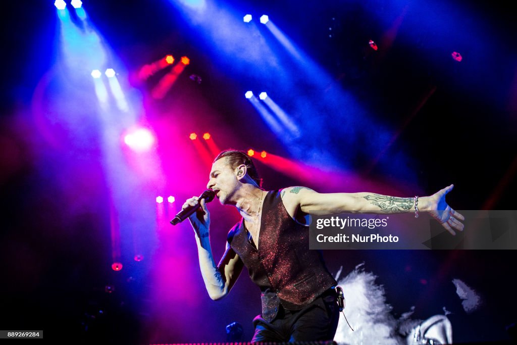 Depeche Mode performs in Turin