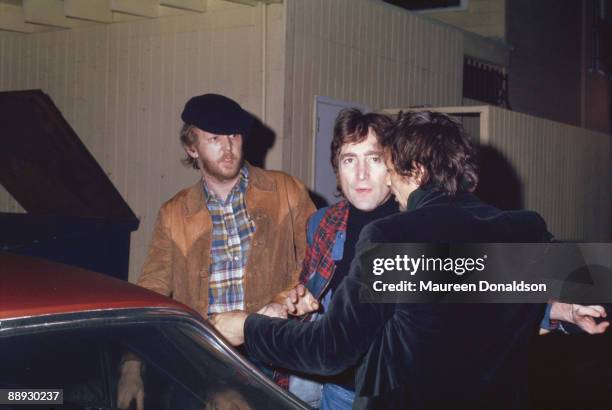 Musicians Harry Nilsson and John Lennon are thrown out of the Troubadour club in West Hollywood, California, for heckling a performance by the...