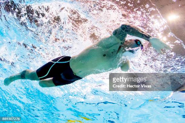 Talisson Glock of Brazil competes in men´s 200 m Individual Medley SM6 during day 7 of the Para Swimming World Championship Mexico City 2017 at...