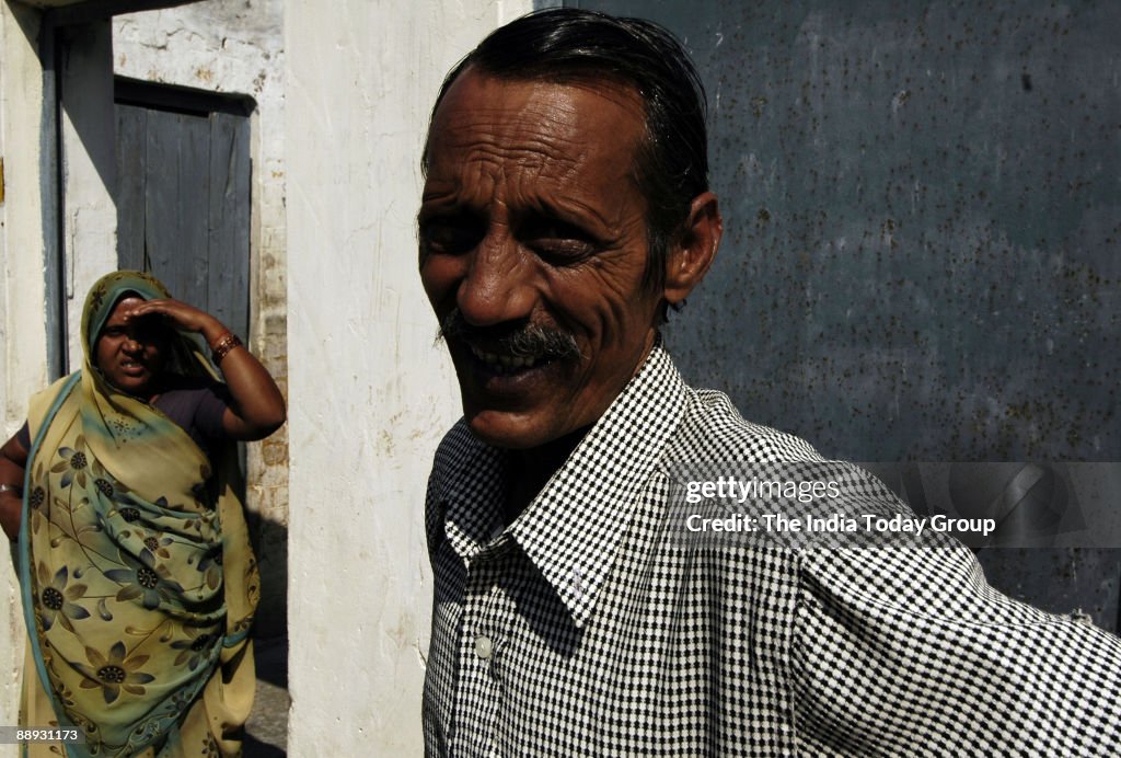 Babulal Meena, Station Postsman, who heard the blast on board the Samjhauta Express from his post and saw the coaches go up in flames at Deewana, Haryana.