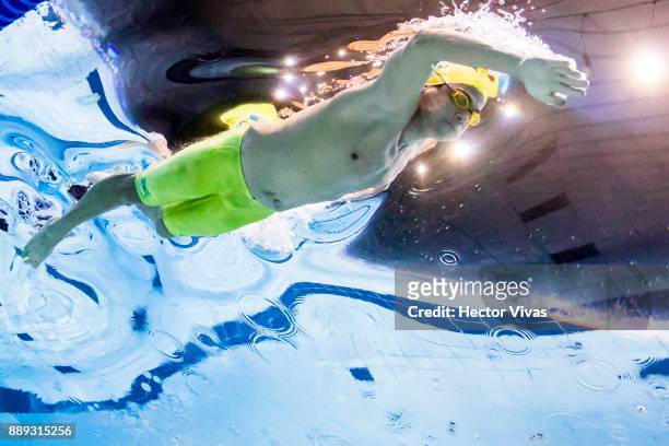 Thomaz Rocha of Brazil competes in men´s 100 m Freestyle S12 during day 7 of the Para Swimming World Championship Mexico City 2017 at Francisco...