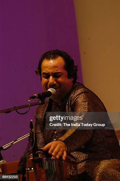 Rahat Fateh Ali Khan, Singer performing in New Delhi, India