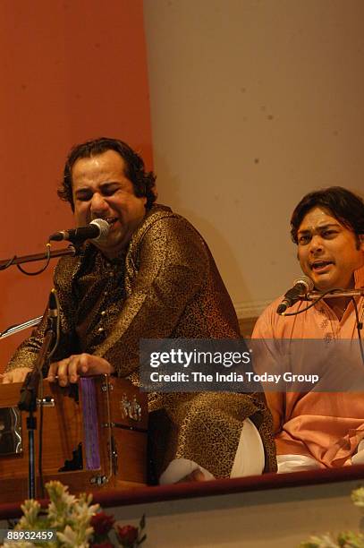 Rahat Fateh Ali Khan, Singer performing in New Delhi, India