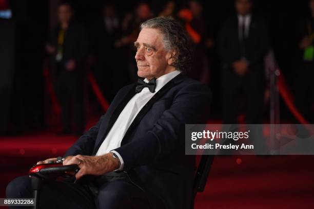 Peter Mayhew attends Premiere Of Disney Pictures And Lucasfilm's "Star Wars: The Last Jedi" - Arrivals at The Shrine Auditorium on December 9, 2017...