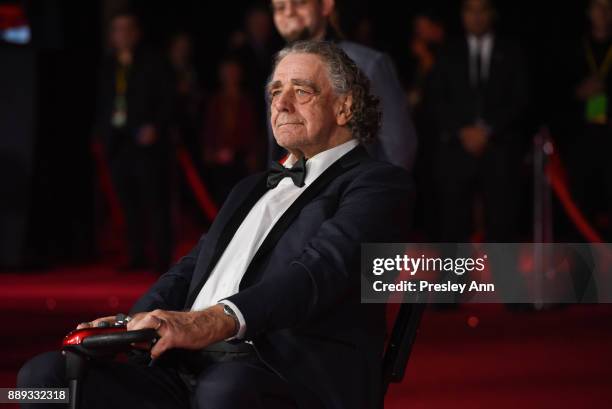 Peter Mayhew attends Premiere Of Disney Pictures And Lucasfilm's "Star Wars: The Last Jedi" - Arrivals at The Shrine Auditorium on December 9, 2017...