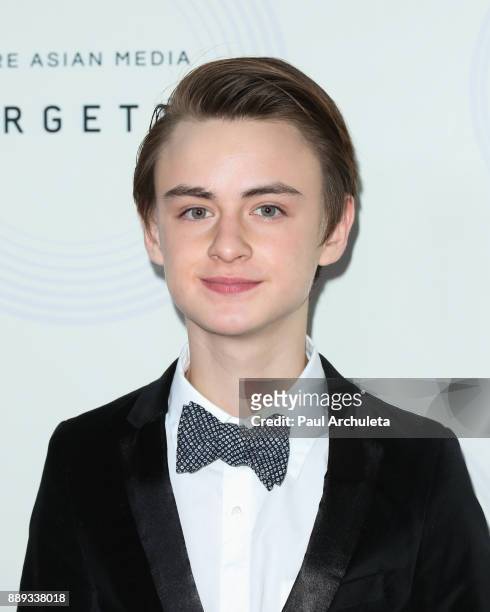 Actor Jaeden Lieberher attends the 16th annual Unforgettable Gala at The Beverly Hilton Hotel on December 9, 2017 in Beverly Hills, California.